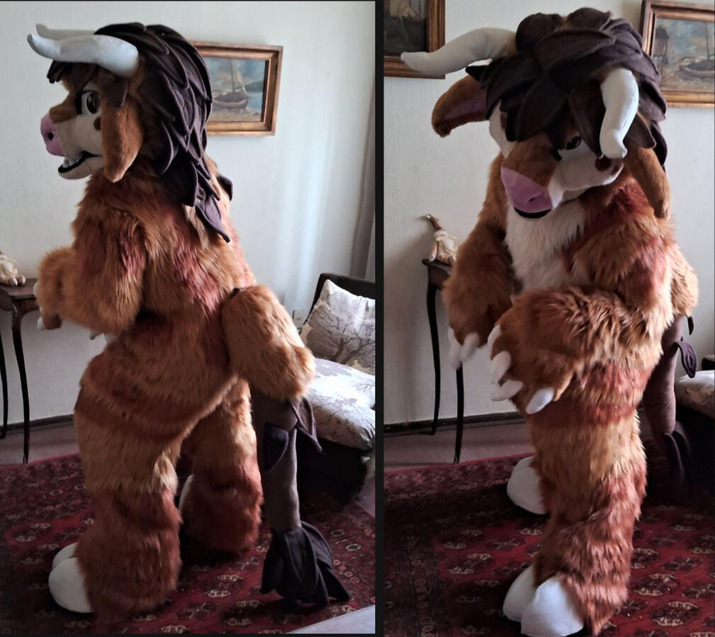 Autumm Cow dragon plant fullsuit