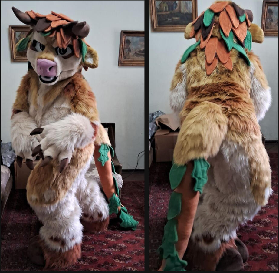 Summer cow dragon plant fullsuit